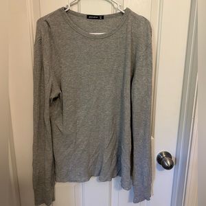 Soft Grey Cotten Shirt by Alternative